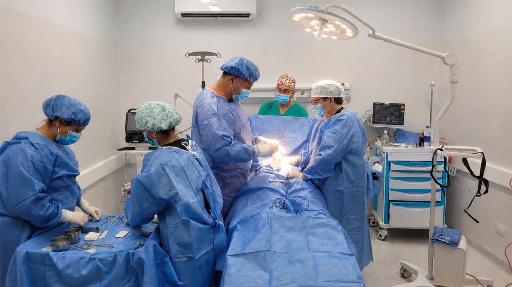 Histórico: realizaron las primeras cirugías en el nuevo Hospital Zonal de Campo Gallo.