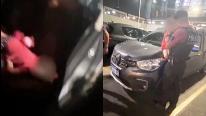 Dejaron encerrada a su hija dentro del auto y se fueron a pasear por el shopping Devoto