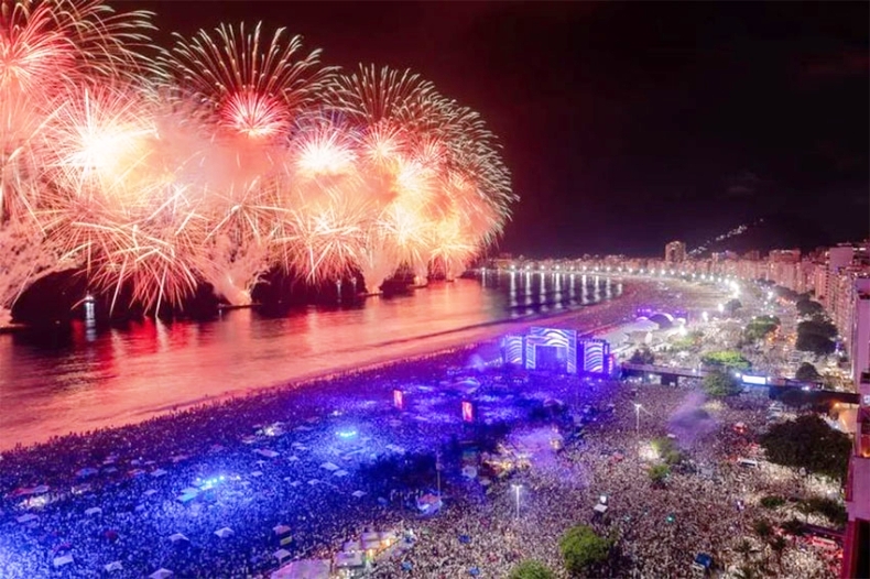 Récord Guinness- Río de Janeiro recibió el premio por la mayor fiesta de fin de año del mundo.