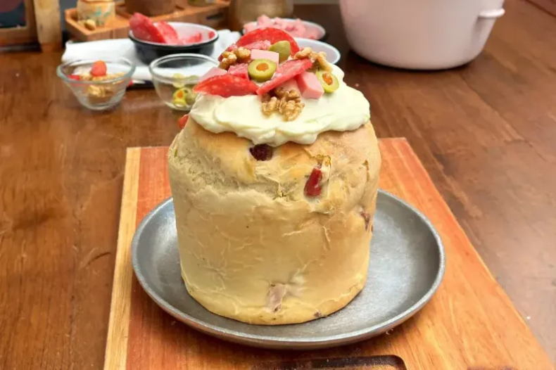Pan dulce salado con jamón y queso: una receta diferente para innovar en la mesa de Año Nuevo