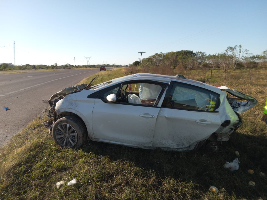 Accidente fatal: un hombre murió tras despistar en ruta 16