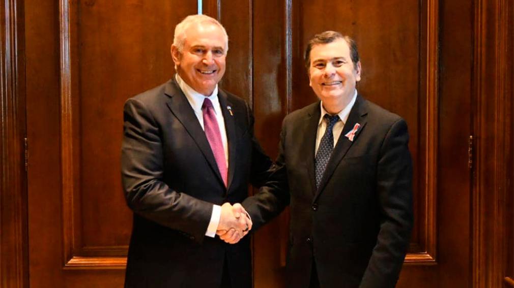 Gerardo Zamora recibió al embajador Marc Stanley en Casa de Gobierno