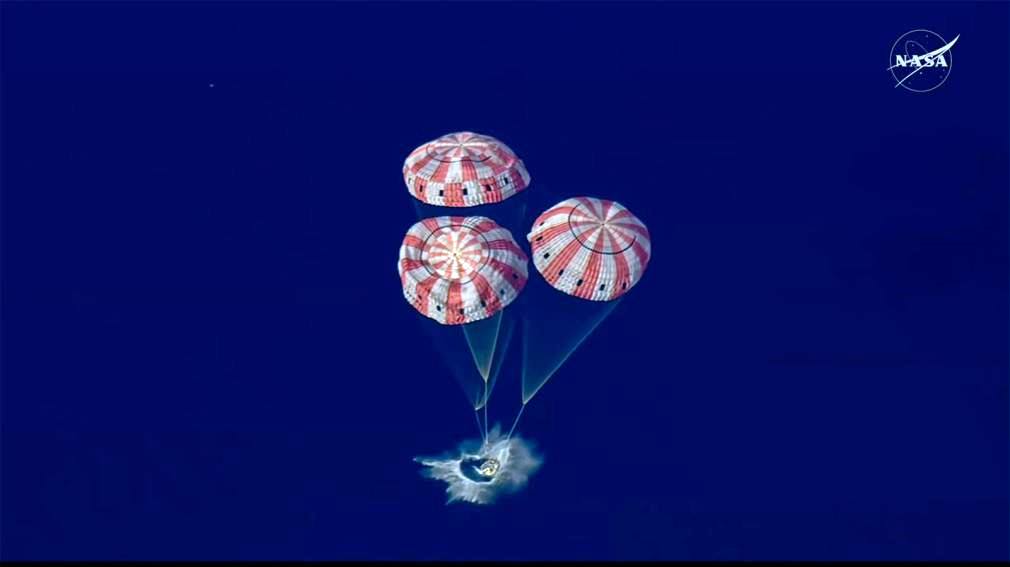 Artemis II: la cápsula amerizó en el oceano Pacífico y concluyó con éxito la misión de la NASA a la Luna.