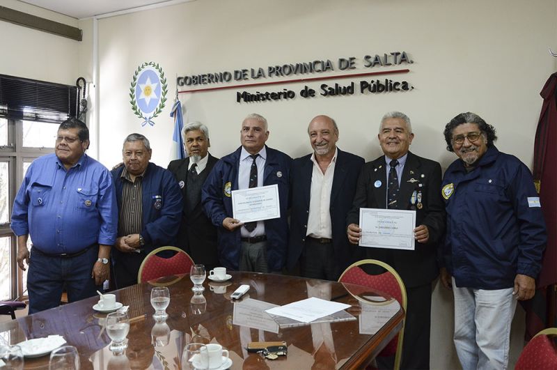 Salta: VETERANOS DE MALVINAS RECIBIERON RECONOCIMIENTO COMO PROMOTORES DE SALUD