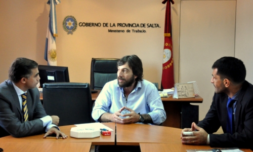 EL MINISTRO DE TRABAJO SE REUNIÓ CON EL NUEVO GERENTE DE EMPLEO EN SALTA