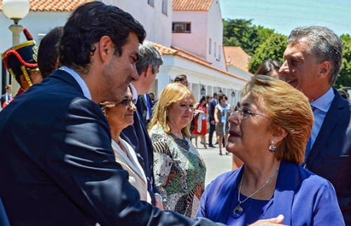 URTUBEY PARTICIPÓ DE LA RECEPCIÓN OFICIAL A LA PRESIDENTE BACHELET