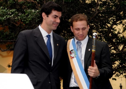 San José de Metán: EL INTENDENTE FERNANDO ROMERI ACOMPAÑO AL GOBERNADOR URTUBEY EN SU VIAJE A CHUBUT