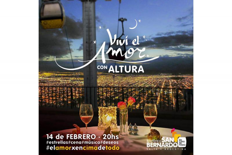 “VIVÍ EL AMOR CON ALTURA” EN EL TELEFÉRICO SAN BERNARDO