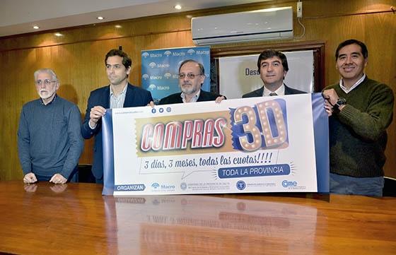 PRESENTARON LA PROMOCIÓN “COMPRAS 3D" PARA TODA LA PROVINCIA