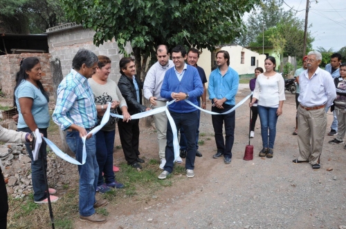 HABILITARON OFICIALMENTE LA RED DE AGUA PARA VECINOS DE “EL BAJO”