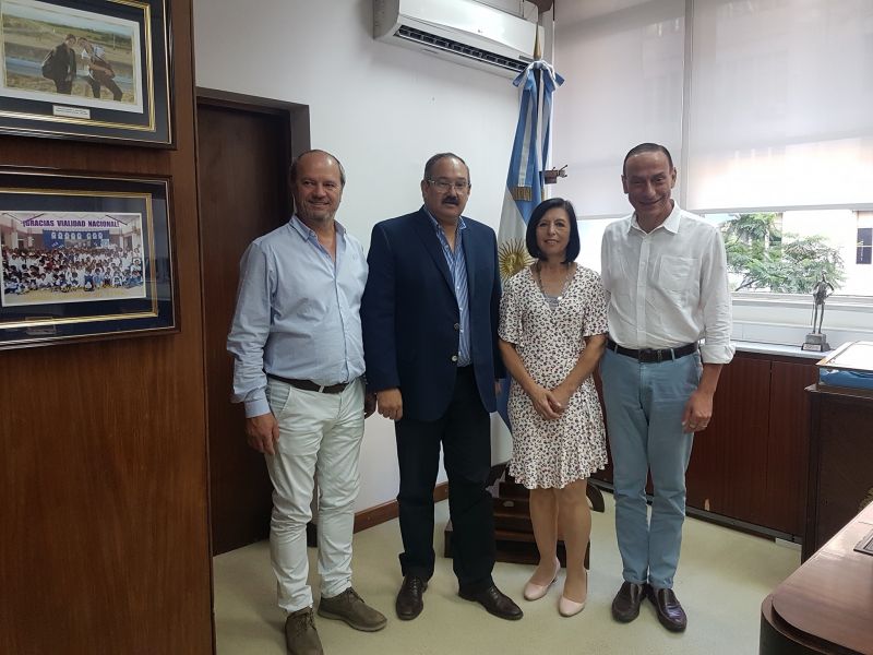 SERGIO LEAVY JUNTO A NORA GIMÉMENEZ GESTIONARON ANTE VIALIDAD NACIONAL
