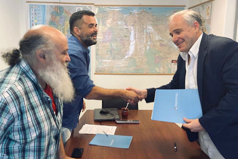 CÁNEPA FIRMÓ UN ACUERDO CON DESARROLLO SOCIAL DE NACIÓN PARA ACONDICIONAR ESCUELAS