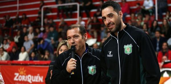 Gutiérrez participó de la apertura del Campeonato Argentino de basquet.