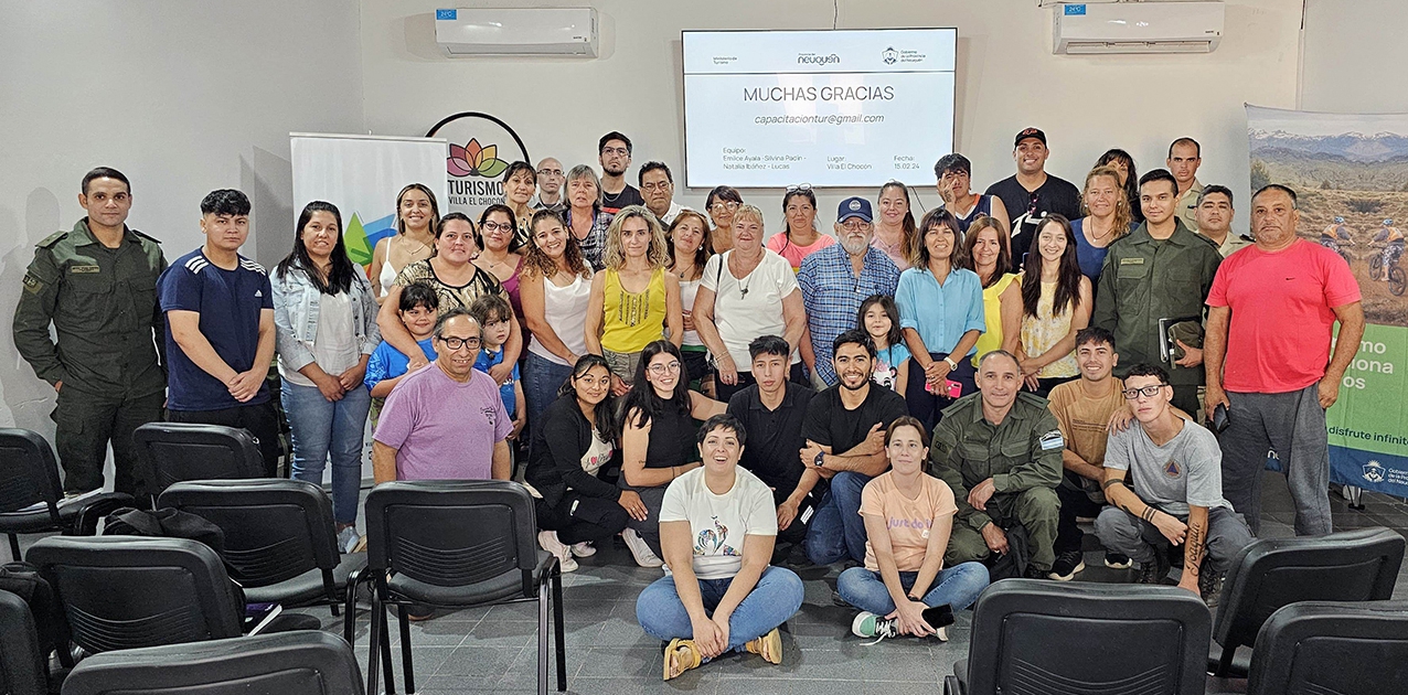 Dictaron curso de atención al visitante en Villa El Chocón