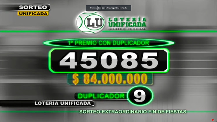 ¡El Extraordinario de Fin de Fiestas fue para el 45085!