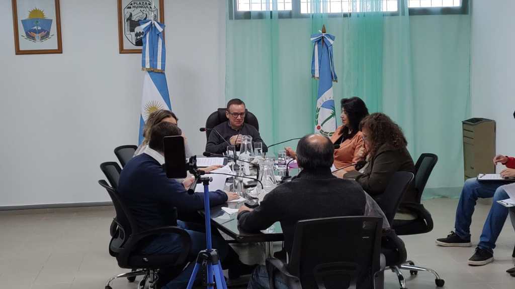 Concejo Deliberante de Plaza Huincul . Daniel Vidondo Presidente Del Concejo
