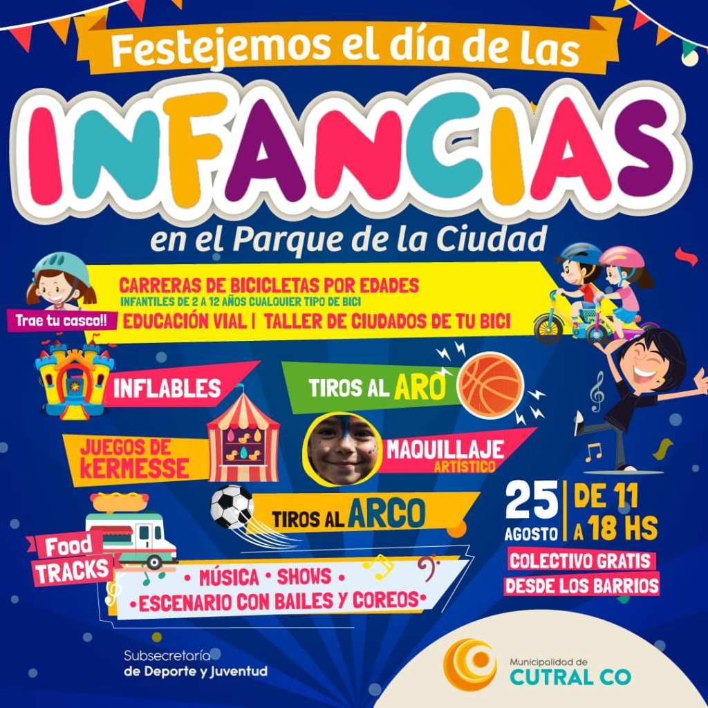 ¡FESTEJAMOS EL DÍA DE LAS INFANCIAS EN EL PARQUE DE LA CIUDAD!