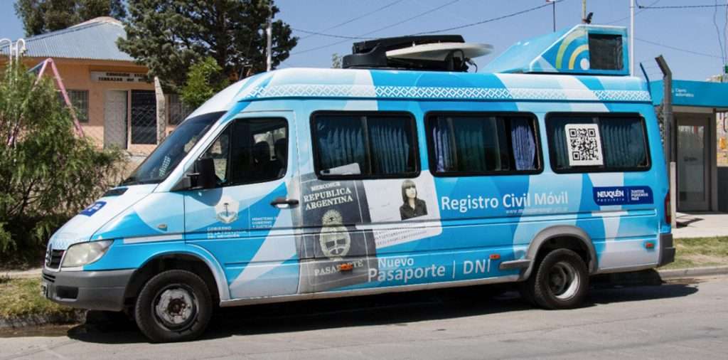 Registro Civil Móvil en barrio Peñi Trapun