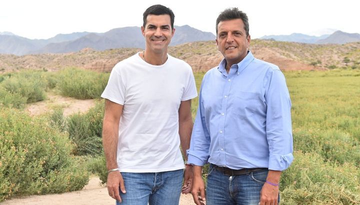 Sergio Massa, precalentando para la campaña hizo escala en Salta