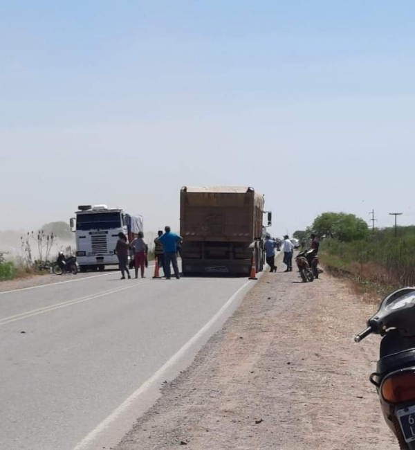 El Quebrachal: La policía trabaja en un siniestro vial con víctima fatal