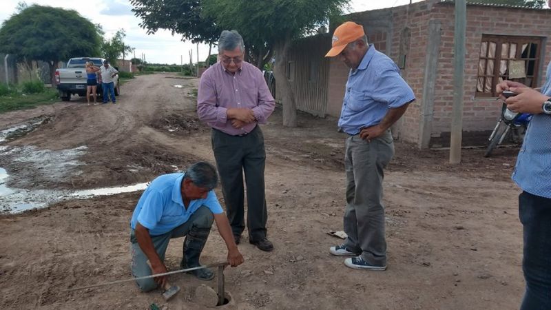 JOAQUIN V GONZALEZ : Inauguración de red de agua potable en loteo Gerez