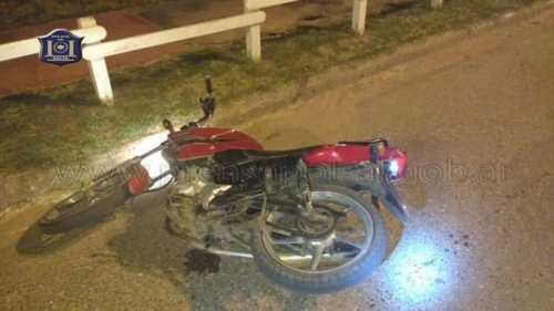 LAS LAJITAS : Motociclista fallece tras protagonizar un siniestro vial