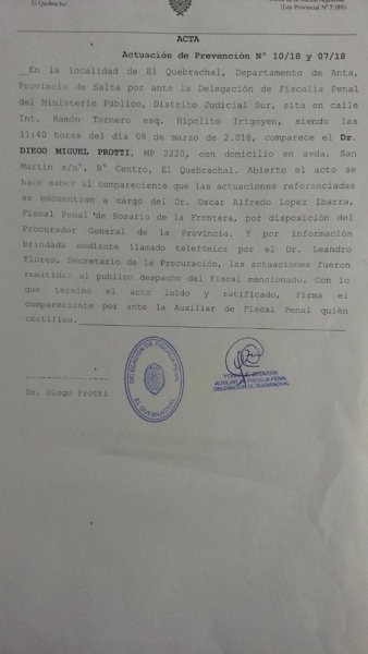 " GOMEZ AMADO FUE APARTADO DE LA CAUSA DE CUATRERISMO "