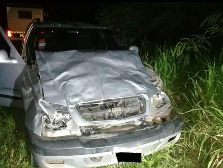 Salió de Apolinario Saravia con destino a Salta y se encontró con un animal bovino