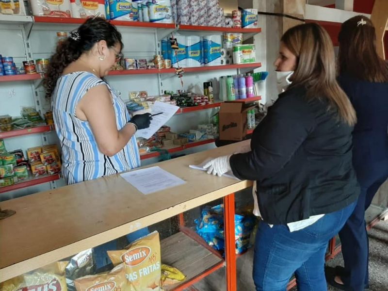LAS LAJITAS: CONTINUAN CONTROLES EN LOS COMERCIOS