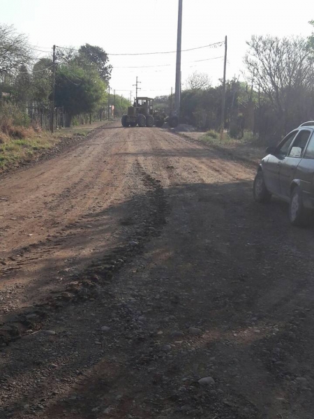 Finalizó el enripiado de todas las calles de Coronel Olleros: