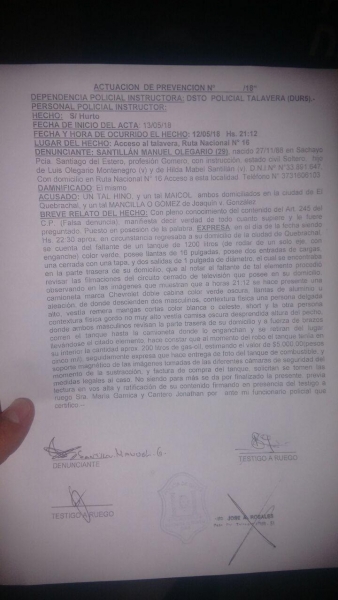 DETENIDO: OTRA VEZ EL HIJO DEL DIPUTADO SANDEZ