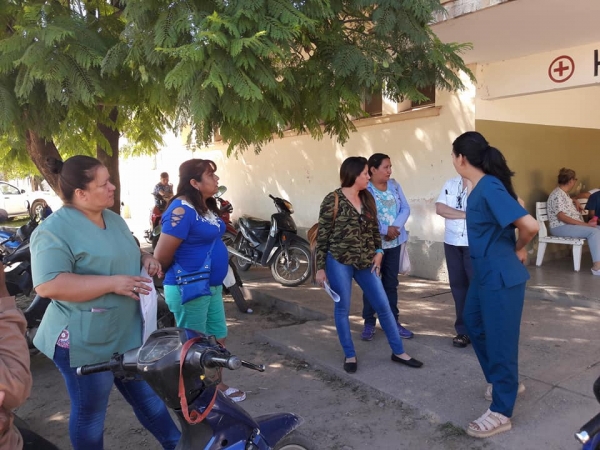 JVG: PROTESTA EN EL HOSPITAL