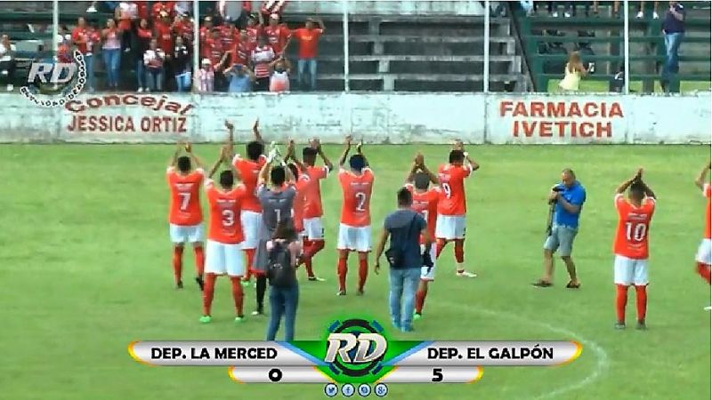 Gran debut del Deportivo Galpon al golear por 5 a 0 a Deportivo La Merced.