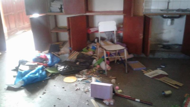JVG: ROBARON UNA ESCUELA DURANTE LA NOCHE