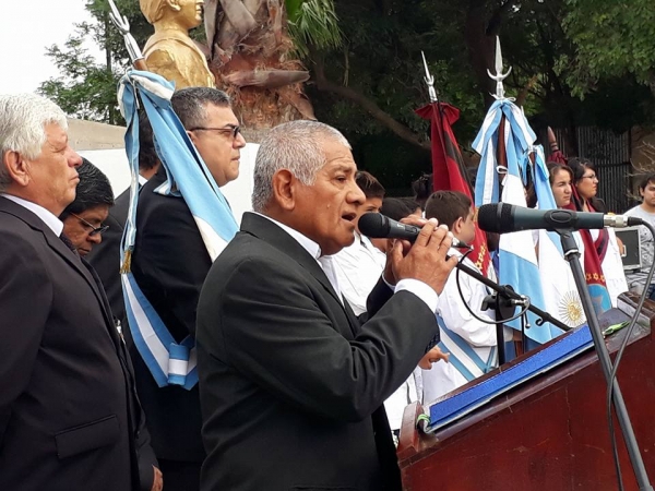 Acto por el día del Veterano y Caídos en la Guerra de Malvinas: