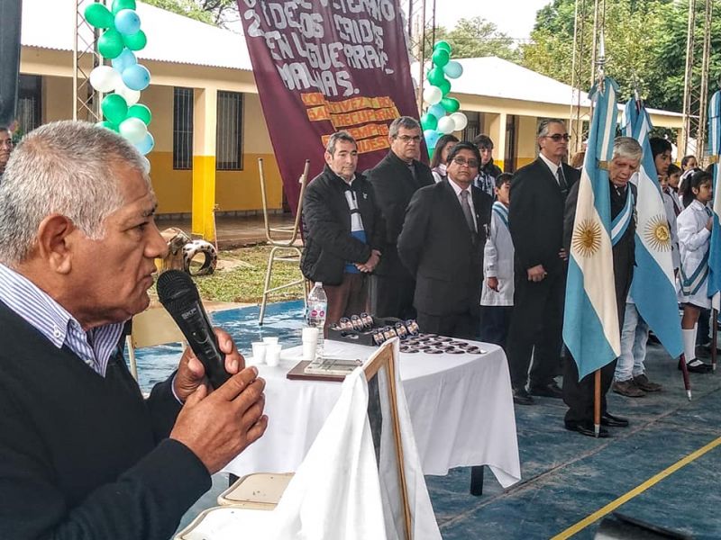 ACTO POR EL DÍA DEL VETERANO Y CAÍDOS EN LA GUERRA DE MALVINAS