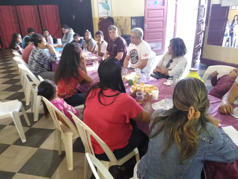 DESAYUNO CON PADRES DE ALUMNOS DE LA ESC MUNICIPAL DE DEPORTES ADAPTADOS