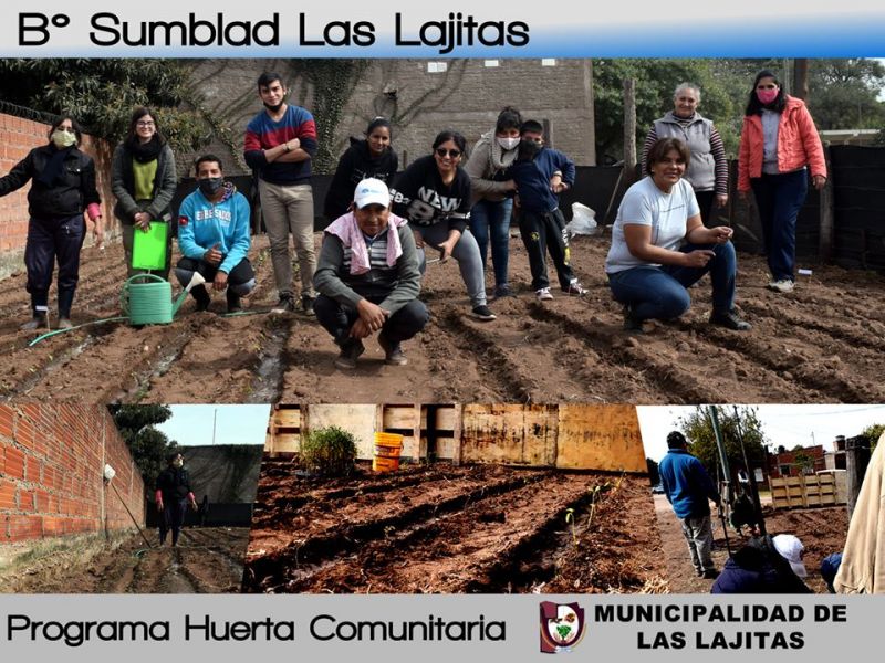 LAS LAJITAS : UNA HUERTA PARA MI BARRIO