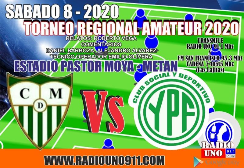 TORNEO REGIONAL : PERDIO YPF EN METAN