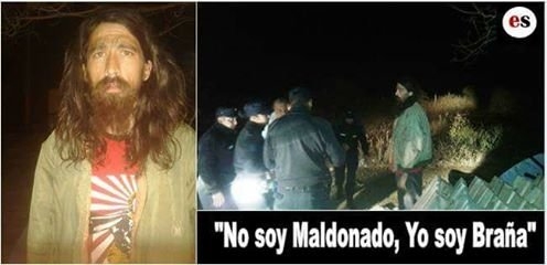 No soy Maldonado, Yo soy Braña”. Alertaron a la policía que el joven desaparecido estaba en El Galpón