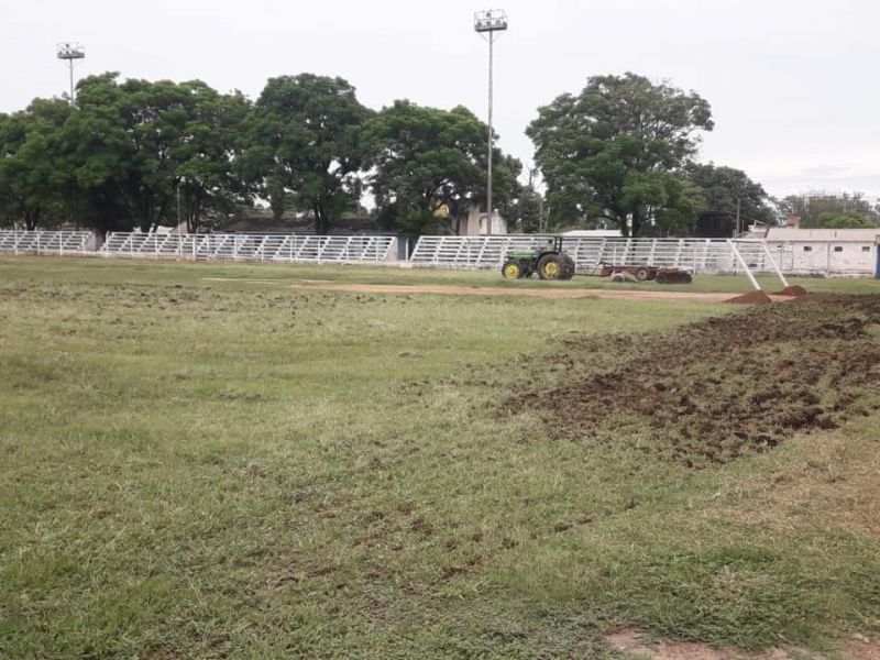 LAS LAJITAS : REFACCIÓN CAMPO DE JUEGO DEL COMPLEJO