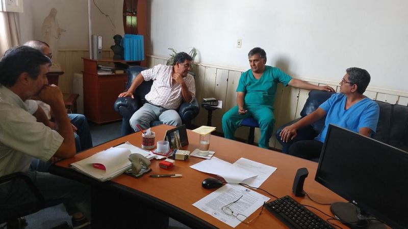 JV GONZALEZ : Reunión de trabajo con autoridades sanitarias