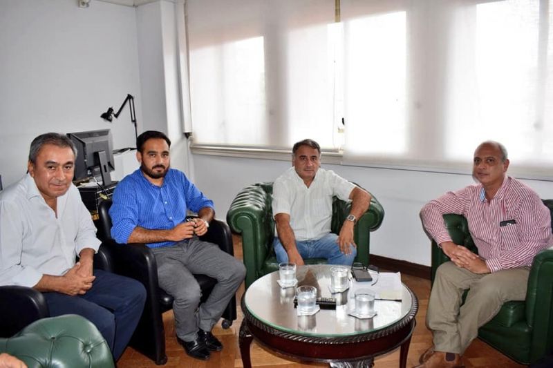 LAS LAJITAS: DEPETRI SE REUNIÓ CON EL INTENDENTE FERNANDO ALABI