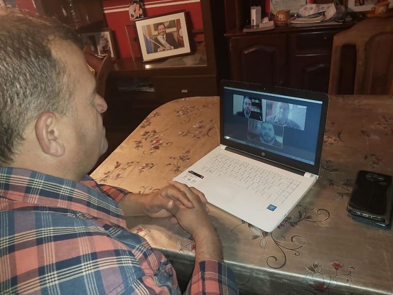 EL QUEBRACHAL: CONTINÚAN LAS REUNIONES DEL INTENDENTE VIA ZOOM