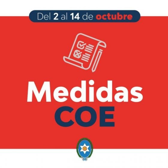 Actividades permitidas por el COE