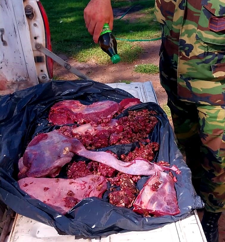 El Quebrachal: La Policía incautó carne en mal estado