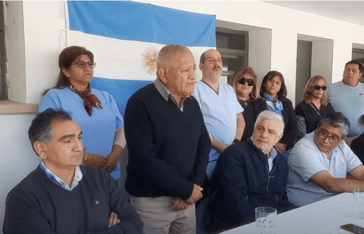 Supervisaron las obras que se ejecutan en el hospital de Joaquín V González