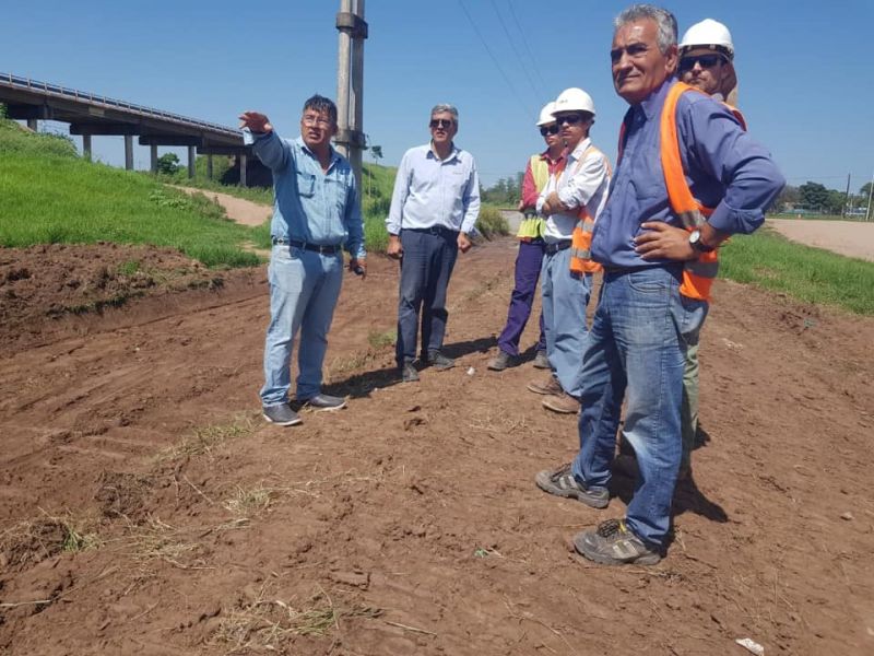 LAS LAJITAS : Progreso de Obra en zona sur, creación de Canal colector de Aguas.
