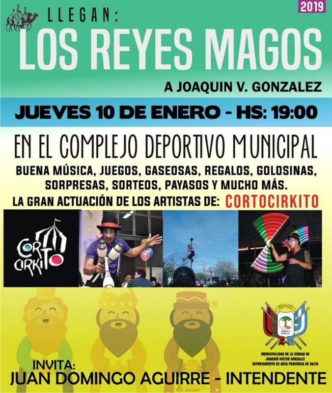 JOAQUIN V GONZALEZ : LLEGAN LOS REYES MAGOS