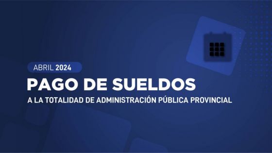 Este martes se pagarán los sueldos a los empleados de la Administración Pública